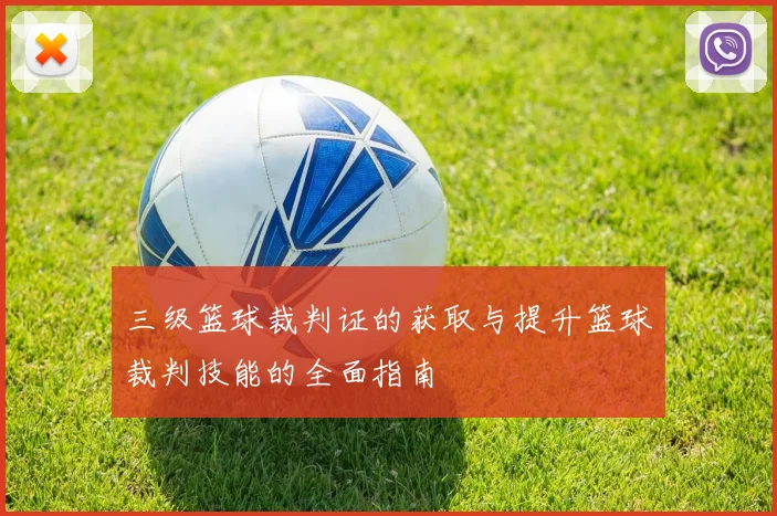 三级篮球裁判证的获取与提升篮球裁判技能的全面指南